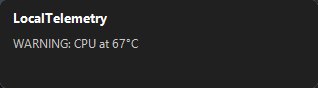 Standalone Toast Alert Notification