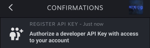 Confirmation